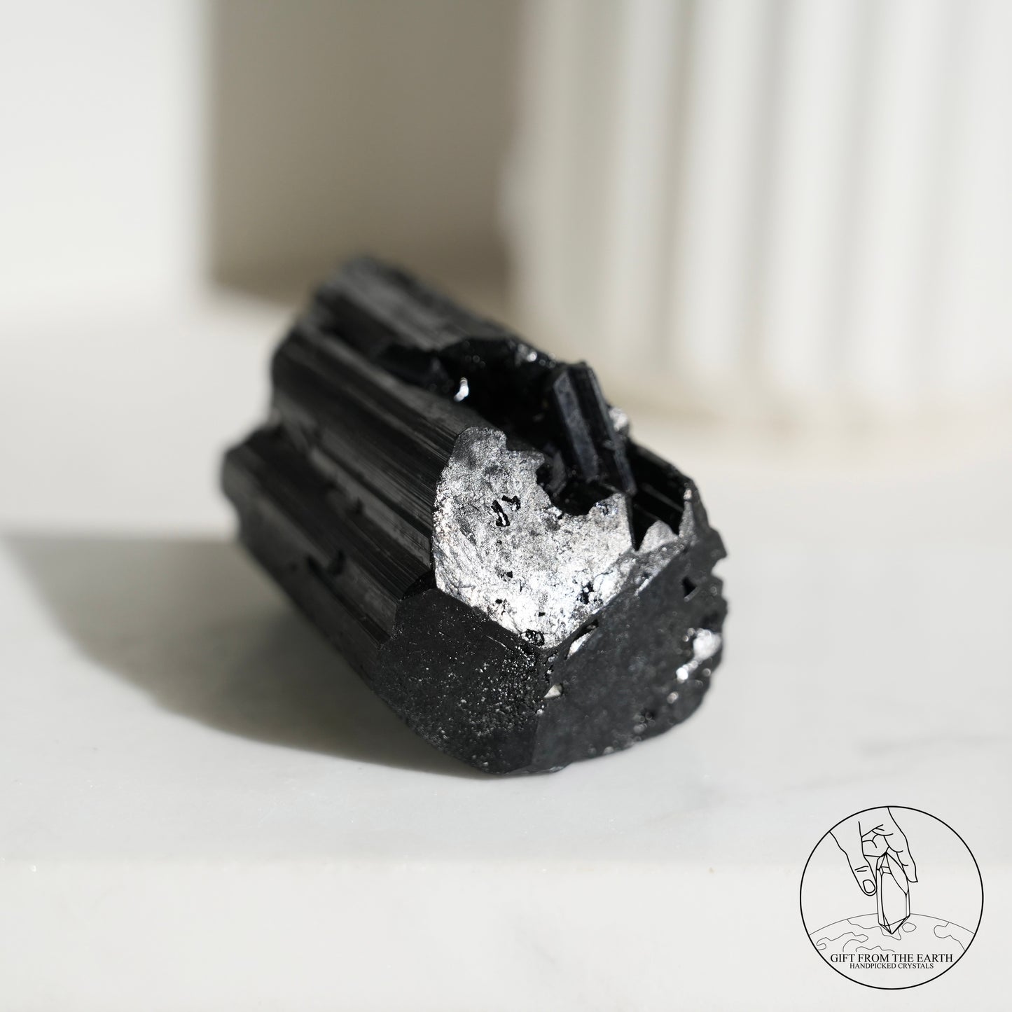 莫桑比克亮面黑碧璽原石