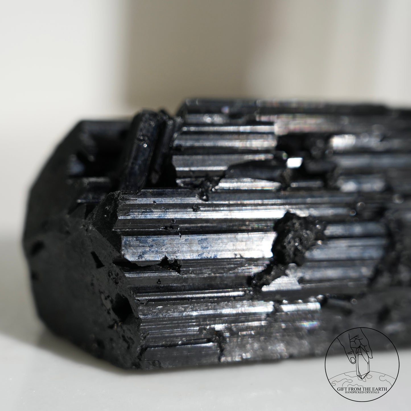 莫桑比克亮面黑碧璽原石