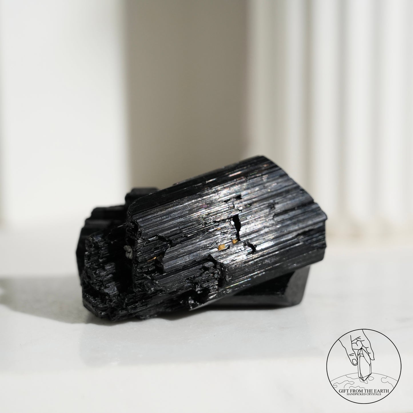 莫桑比克亮面黑碧璽原石