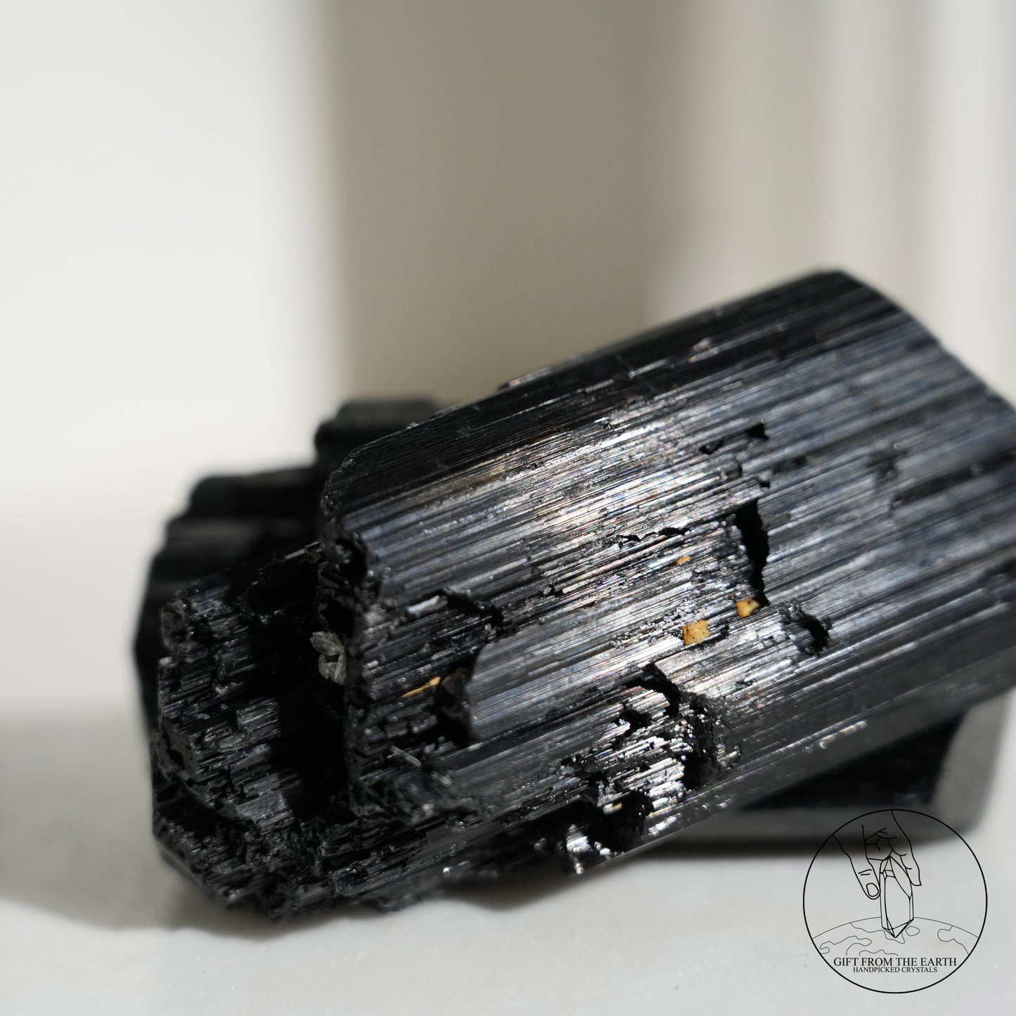 莫桑比克亮面黑碧璽原石