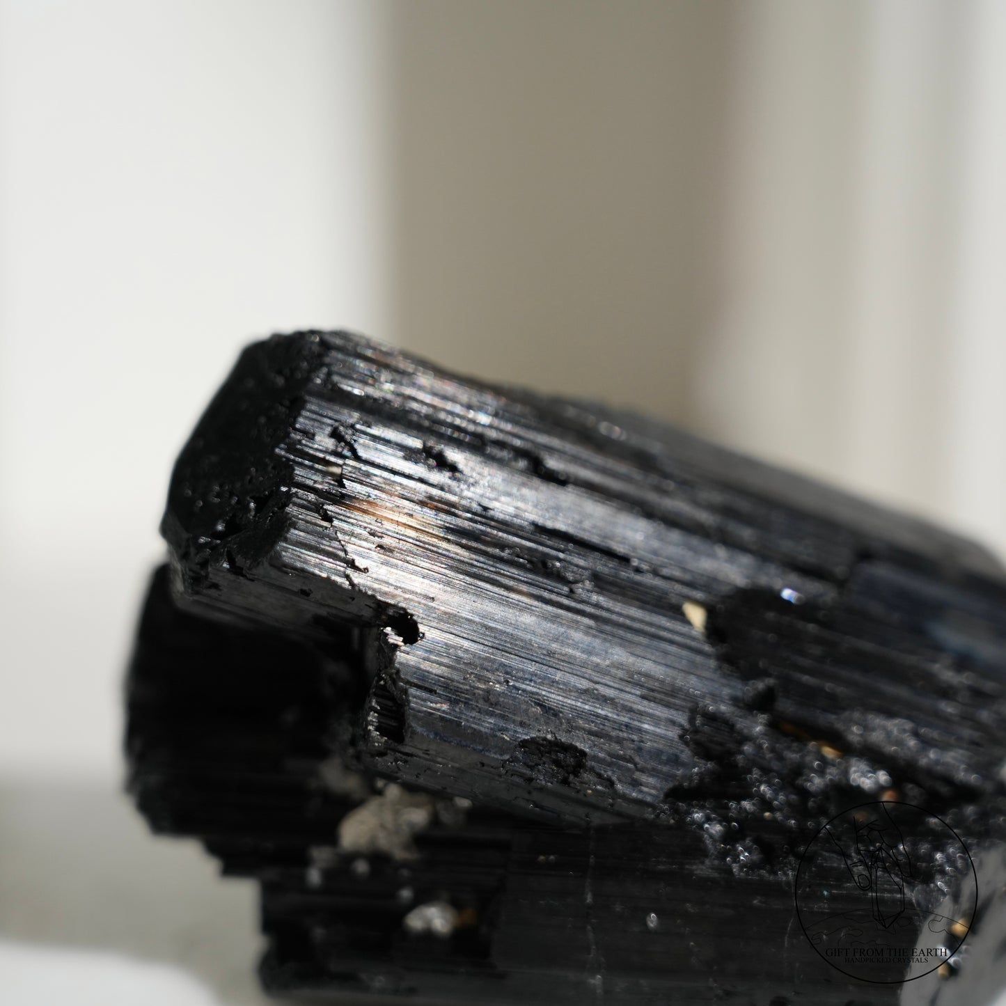 莫桑比克亮面黑碧璽原石