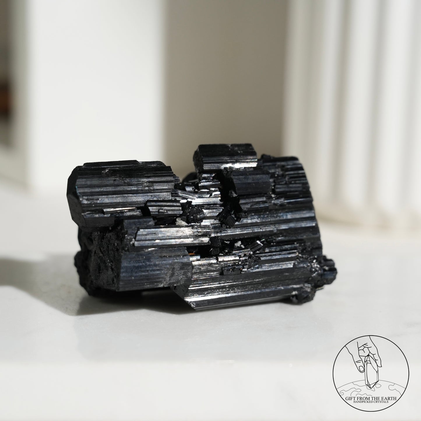 莫桑比克亮面黑碧璽原石