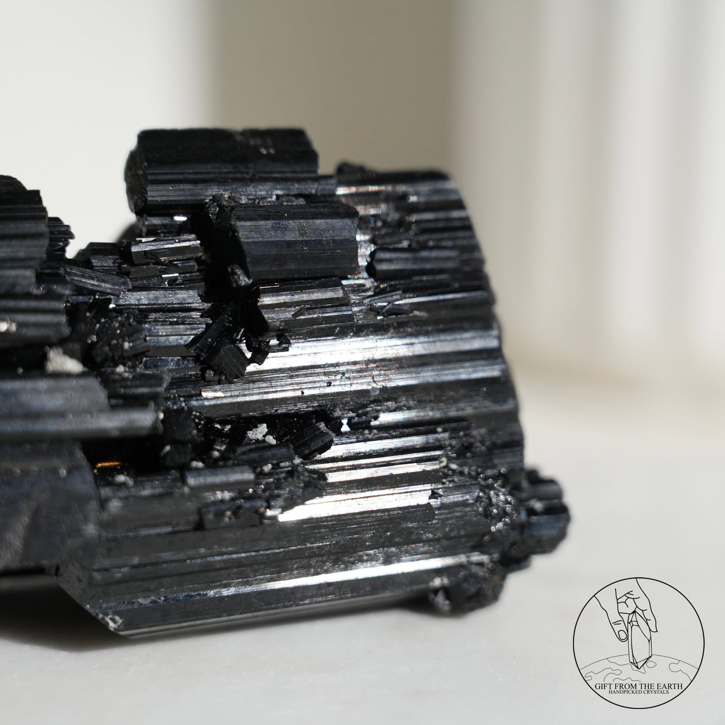 莫桑比克亮面黑碧璽原石