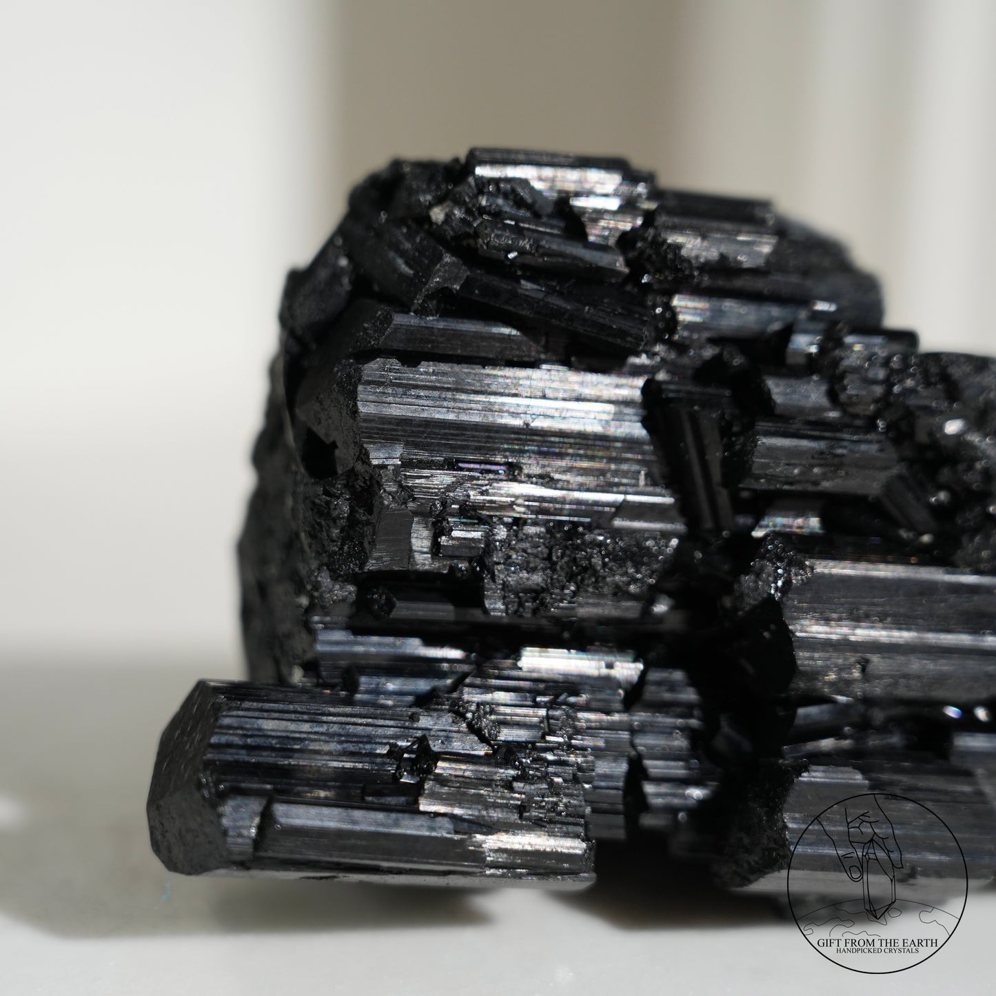 莫桑比克亮面黑碧璽原石