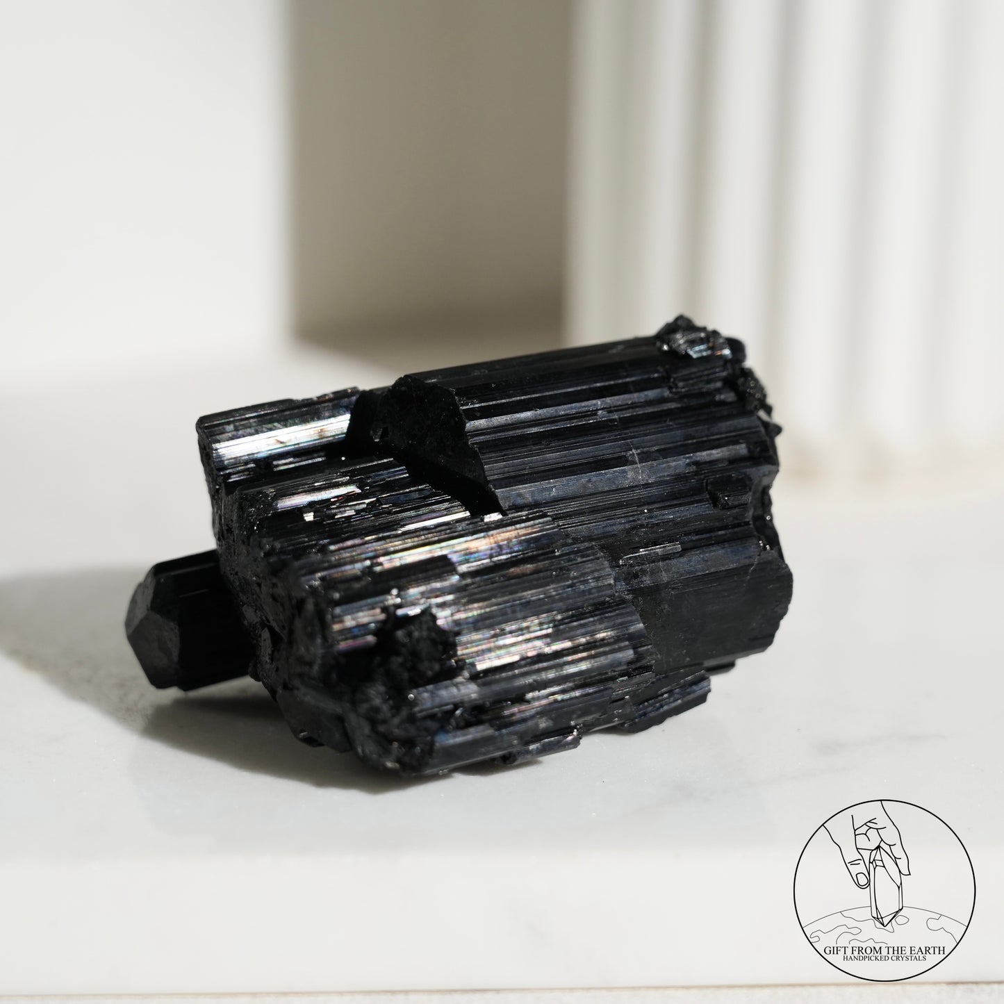 莫桑比克亮面黑碧璽原石