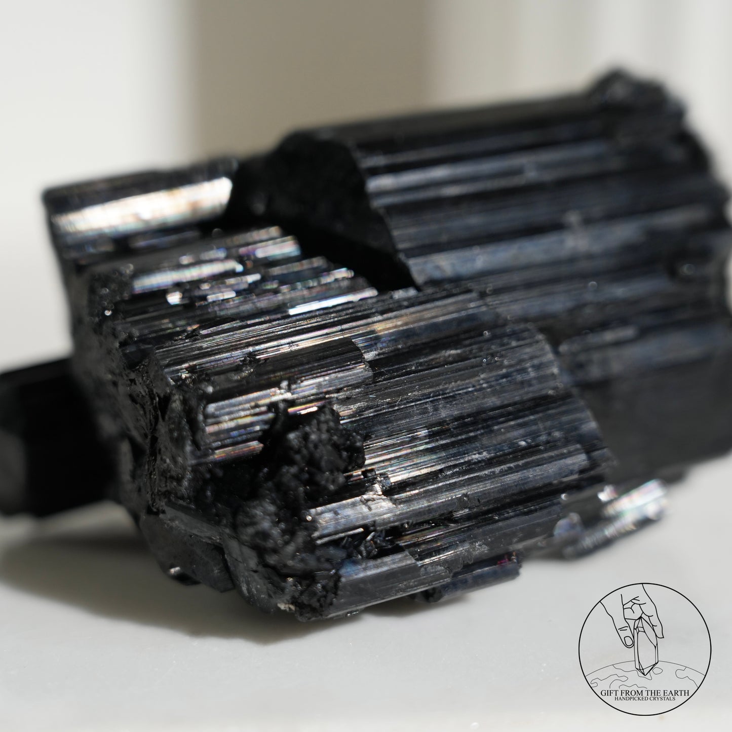 莫桑比克亮面黑碧璽原石