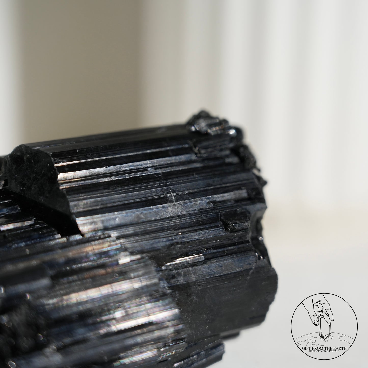 莫桑比克亮面黑碧璽原石