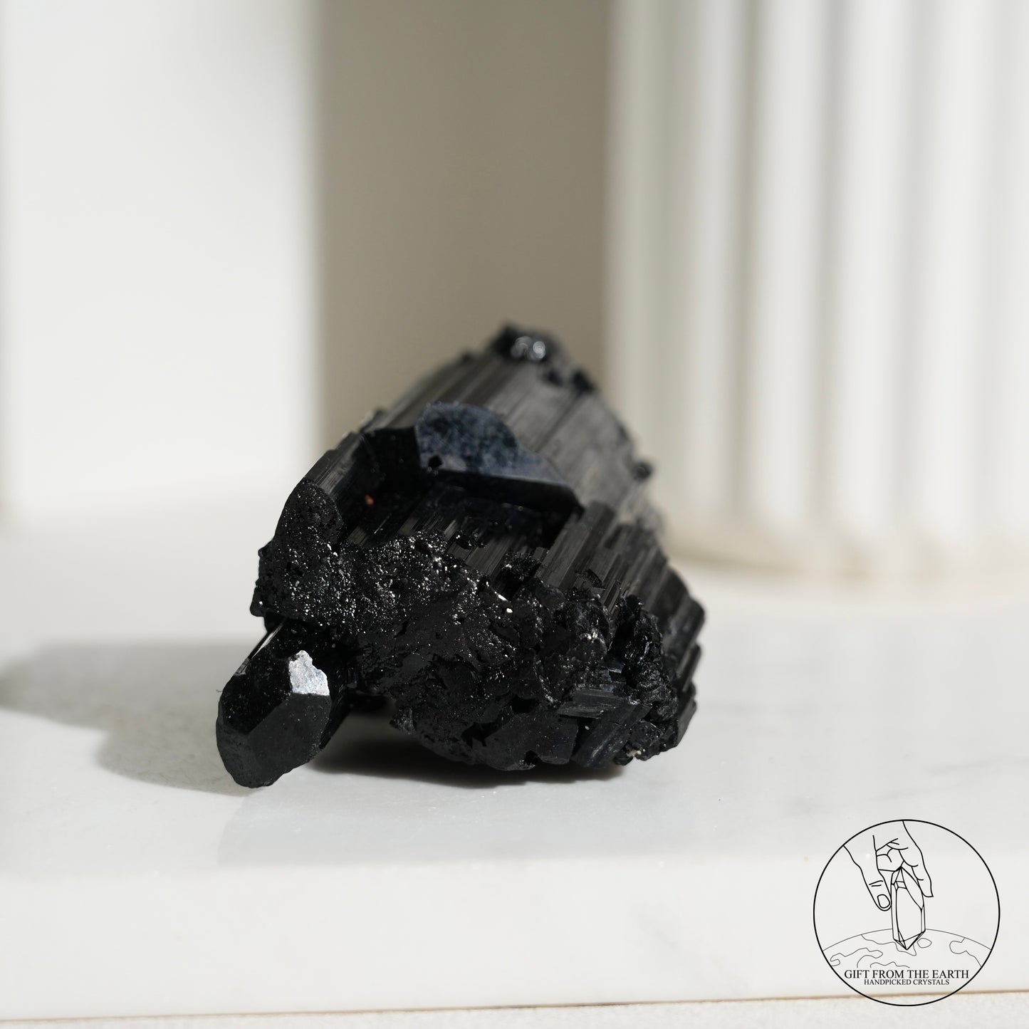 莫桑比克亮面黑碧璽原石