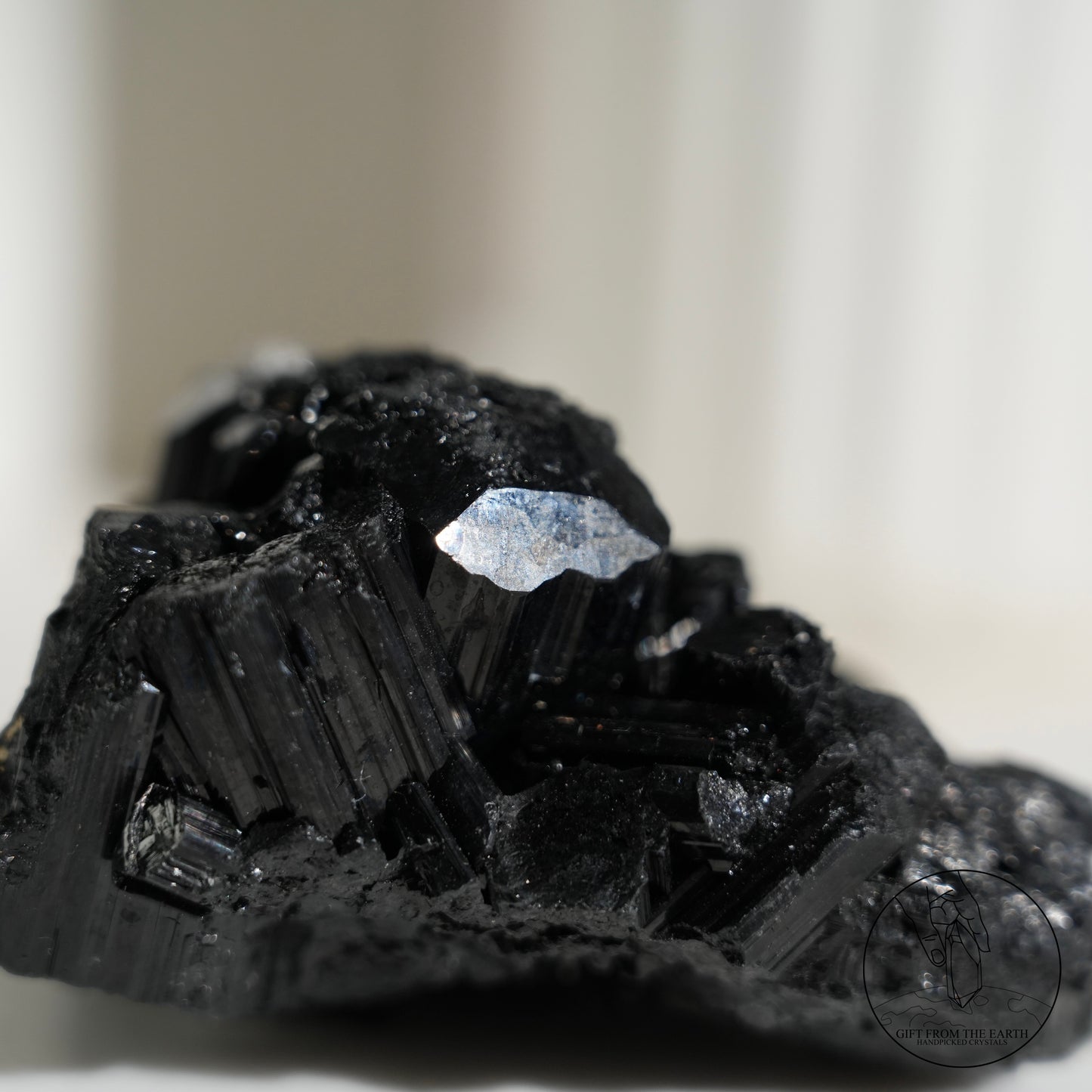 莫桑比克亮面黑碧璽原石