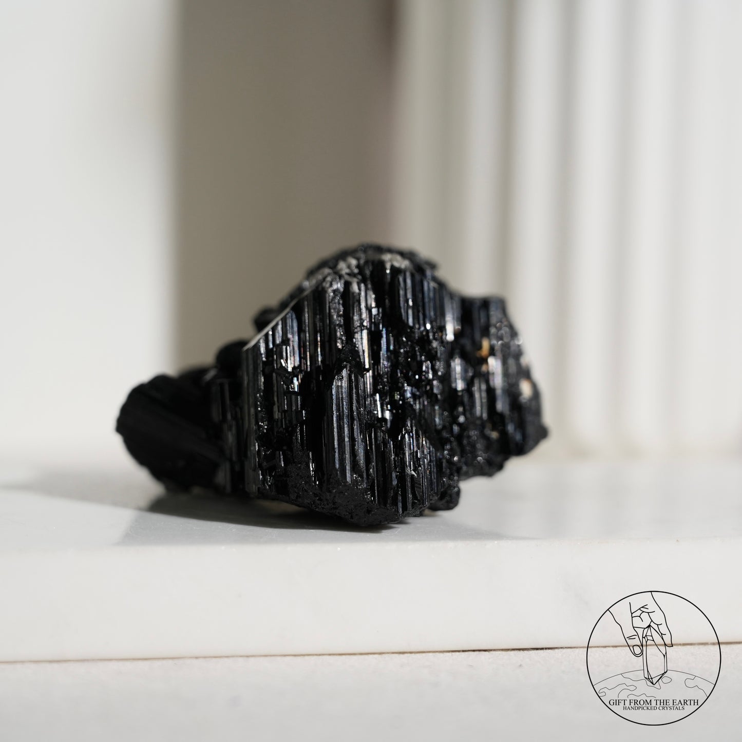 莫桑比克亮面黑碧璽原石