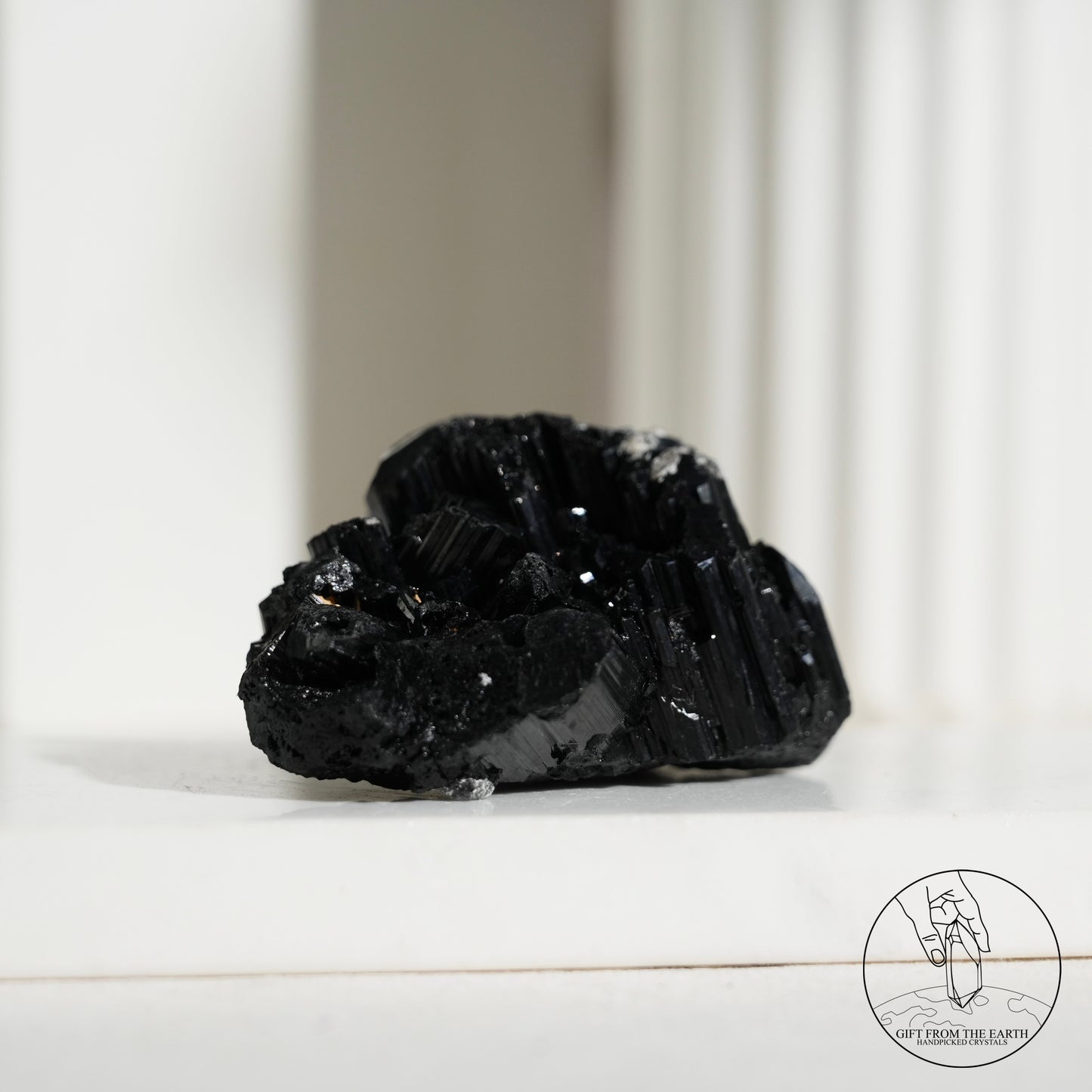 莫桑比克亮面黑碧璽原石