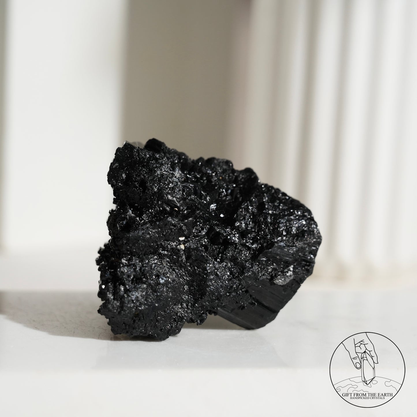 莫桑比克亮面黑碧璽原石