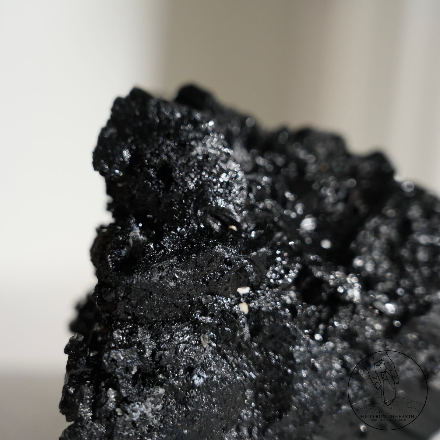 莫桑比克亮面黑碧璽原石