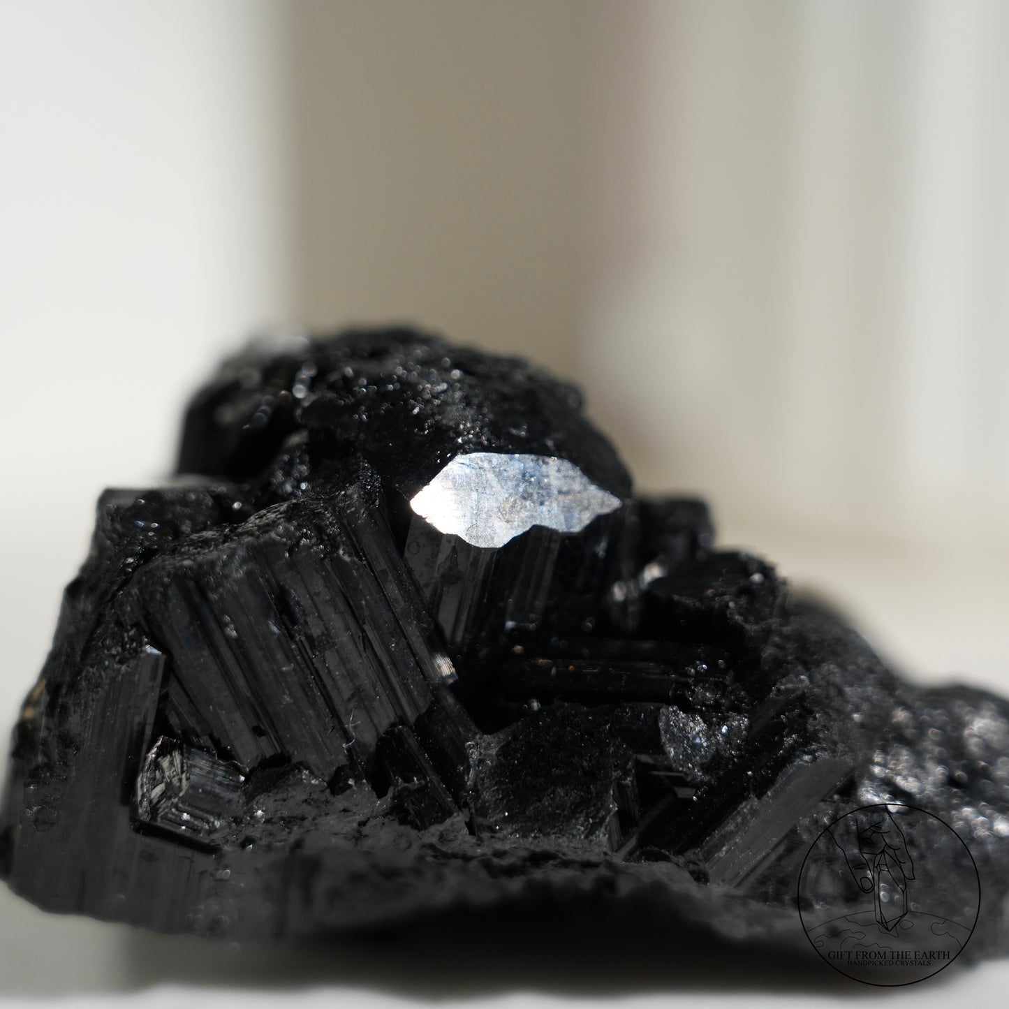 莫桑比克亮面黑碧璽原石