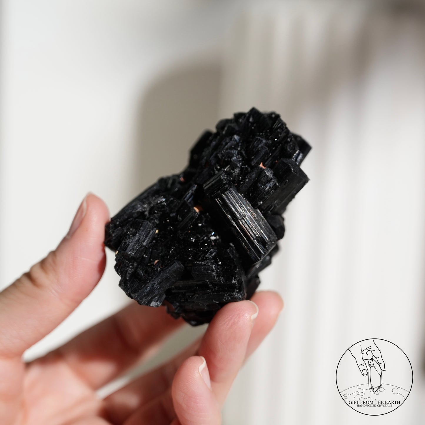 Mozambique lustrous black tourmaline 