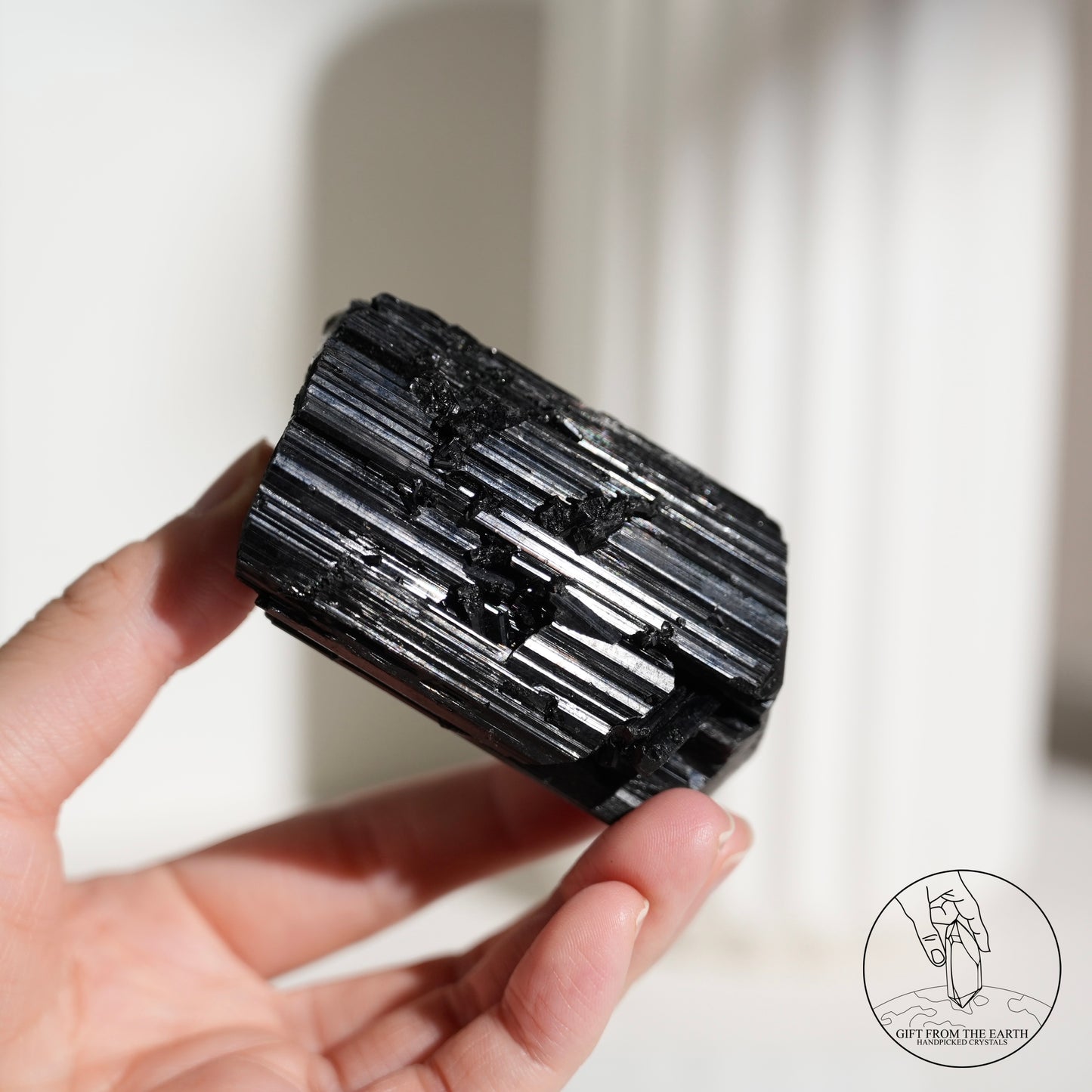 莫桑比克亮面黑碧璽原石