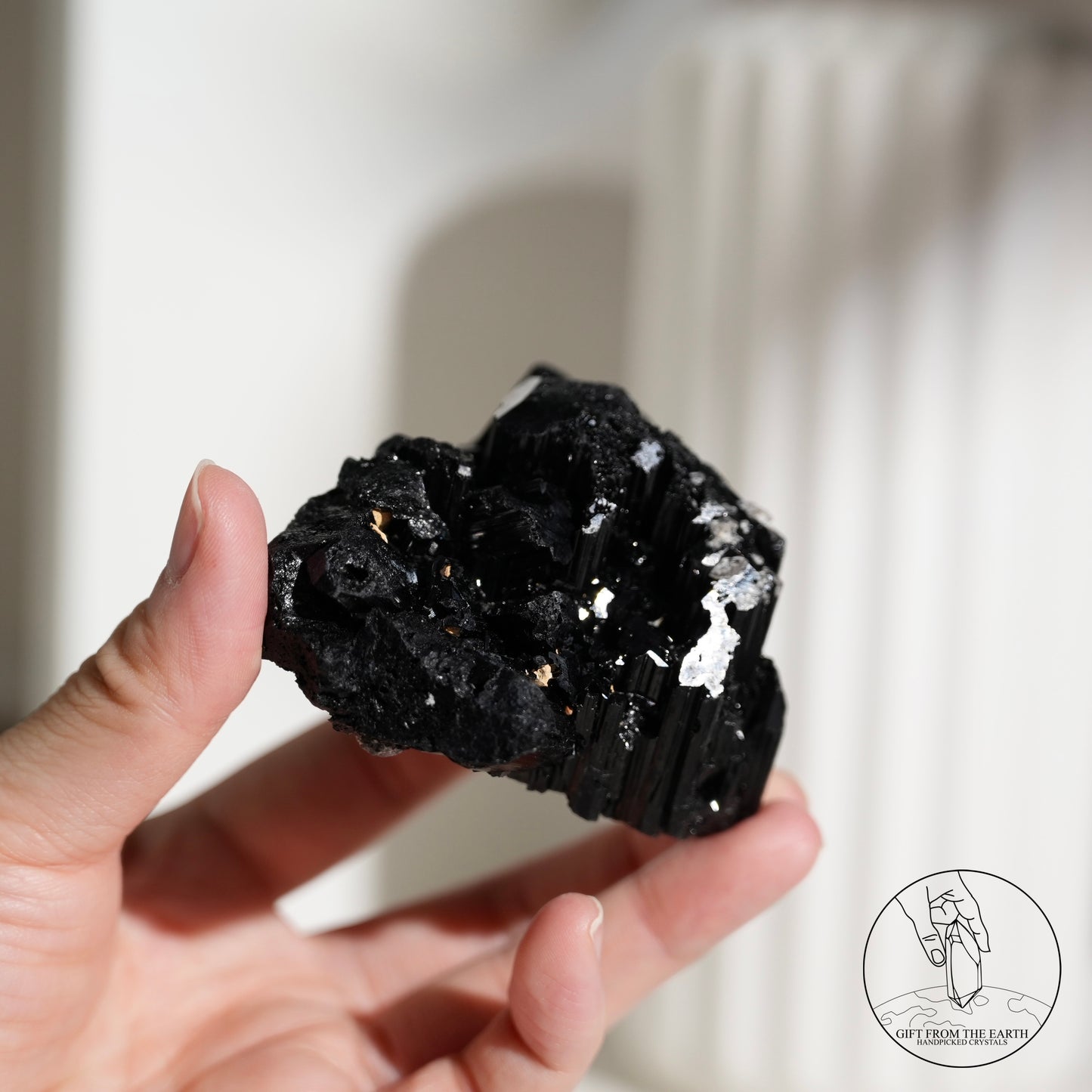 莫桑比克亮面黑碧璽原石