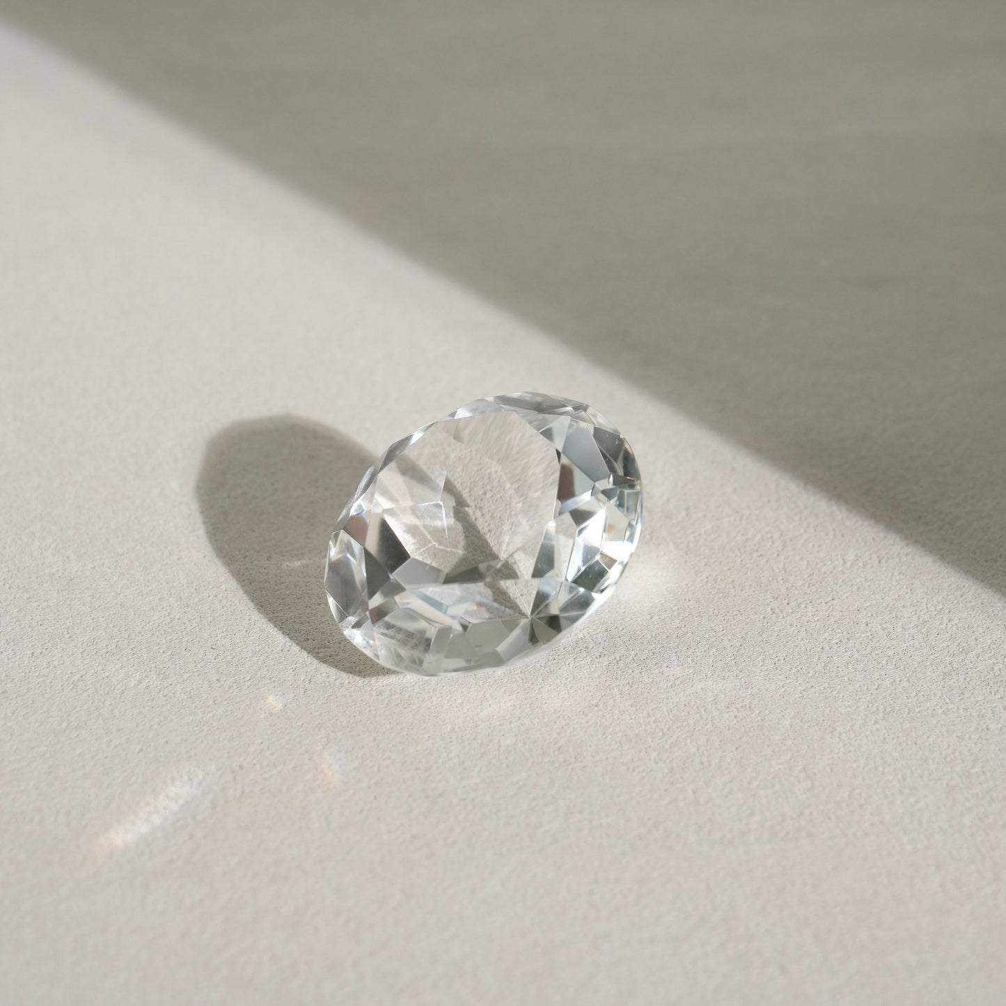 鑽石切割白水晶