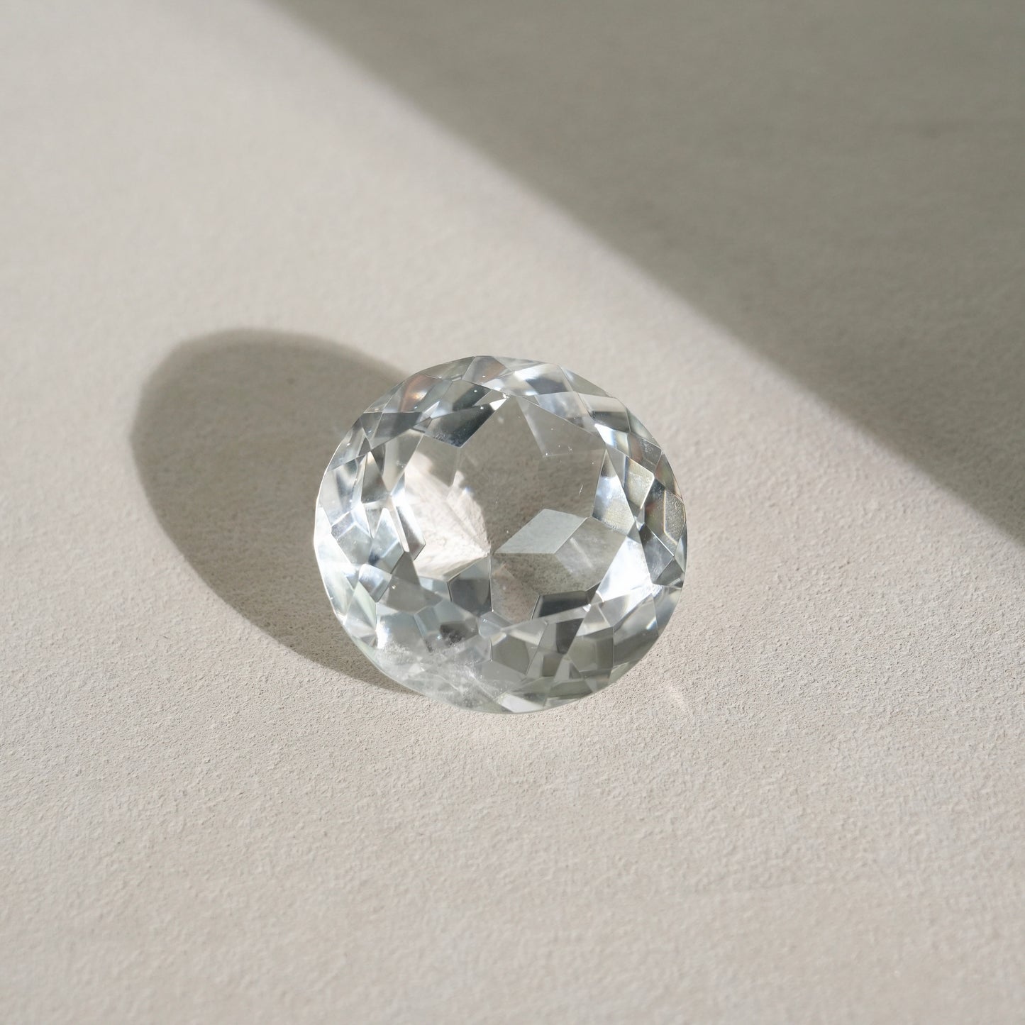 鑽石切割白水晶