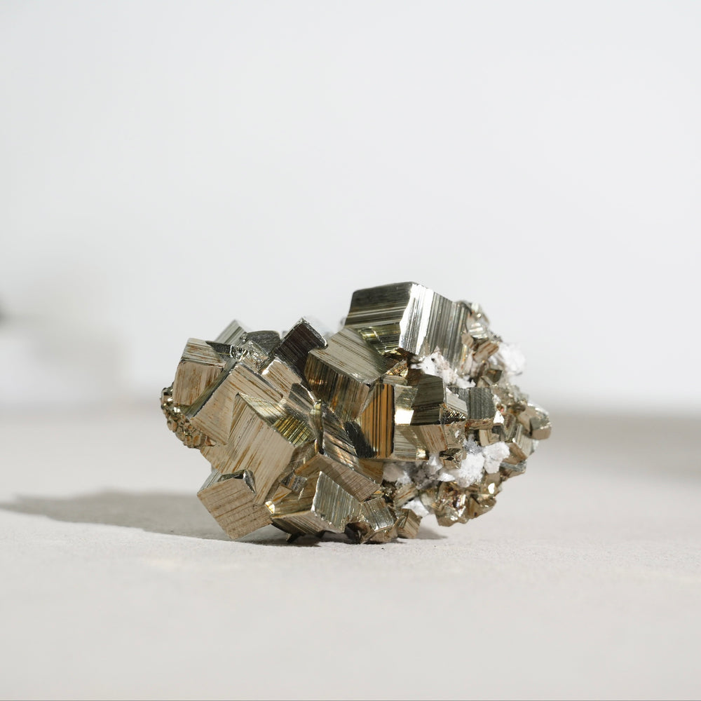 Pyrite Raw Stone Clear Quartzwith