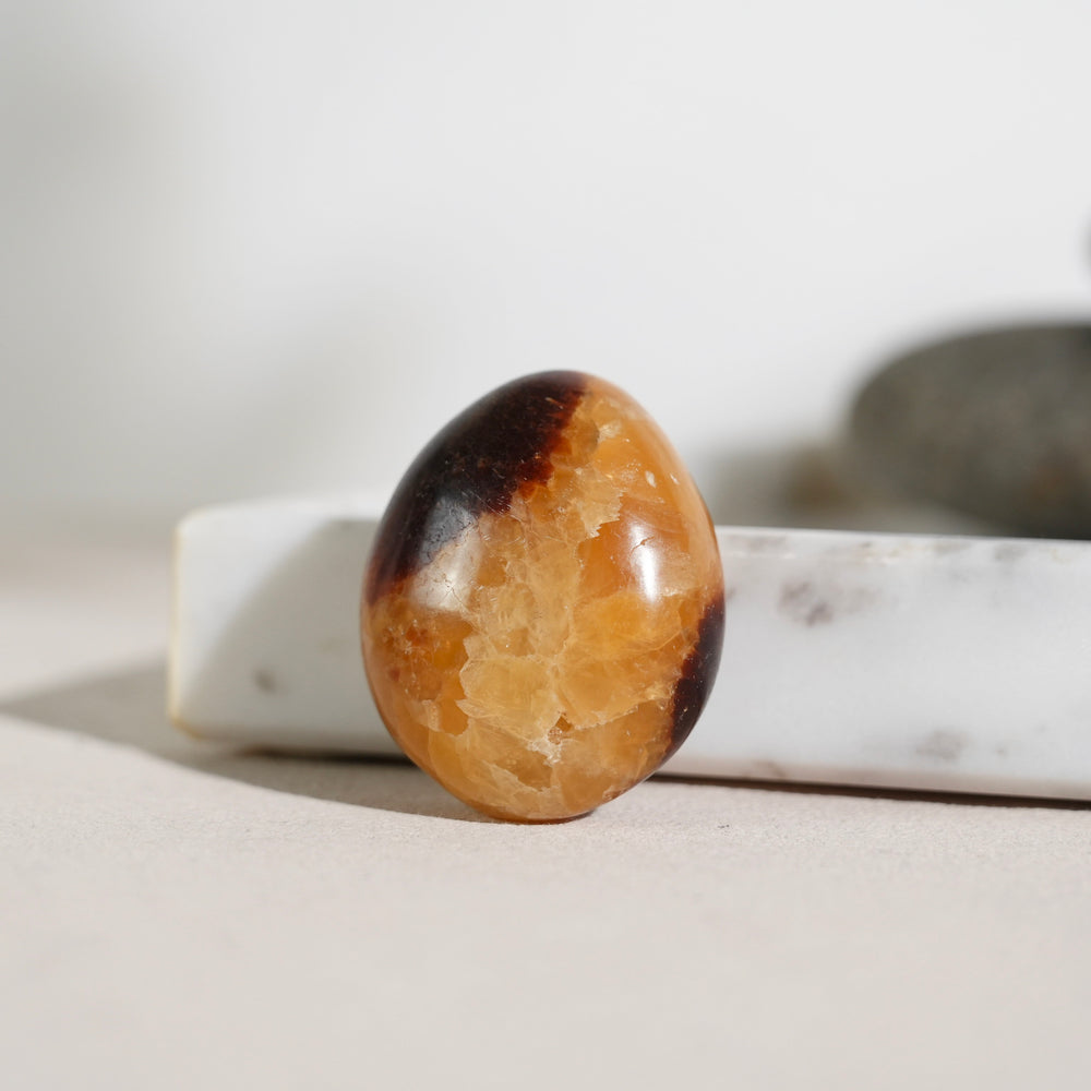 Turtleback Stone Handle