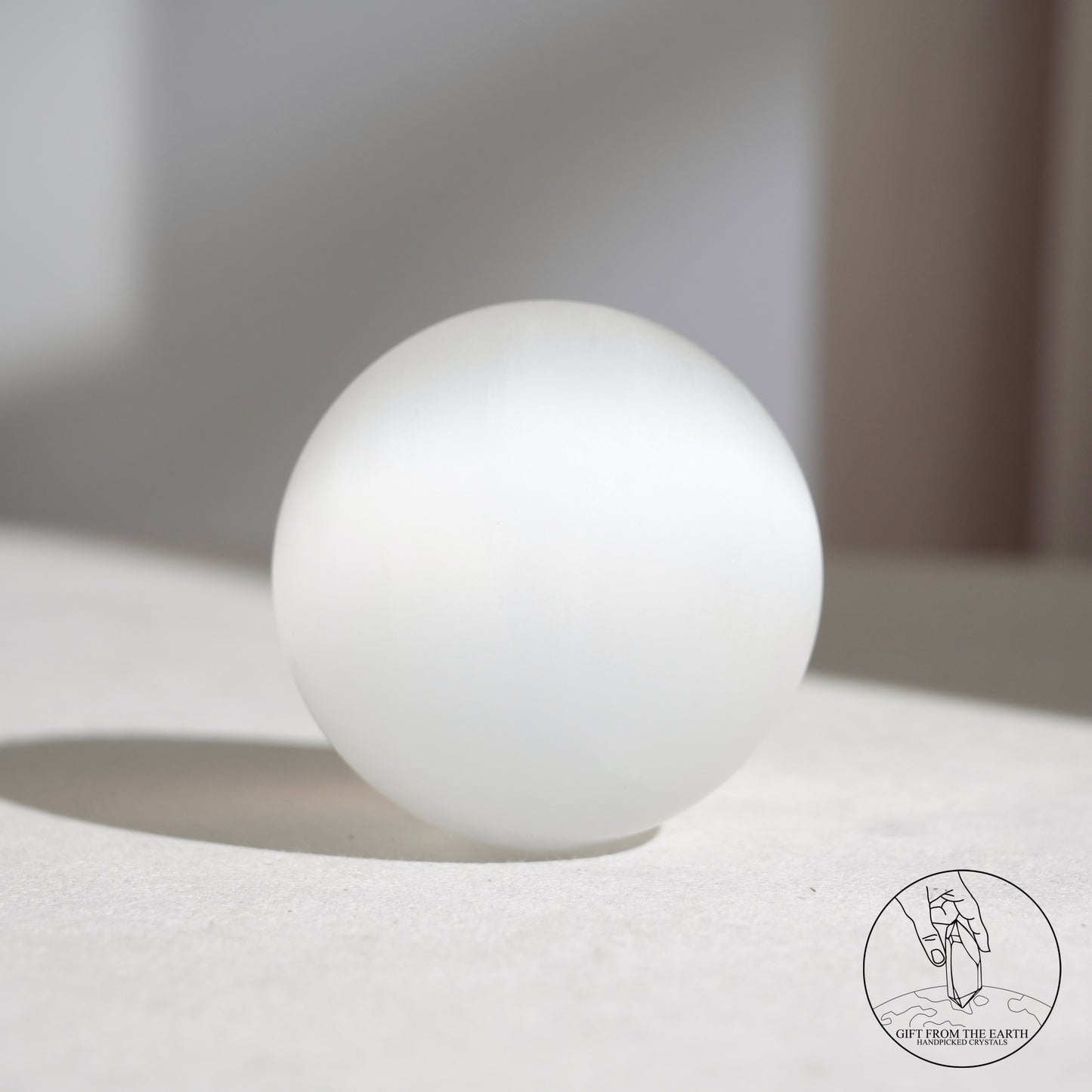 Selenite sphere