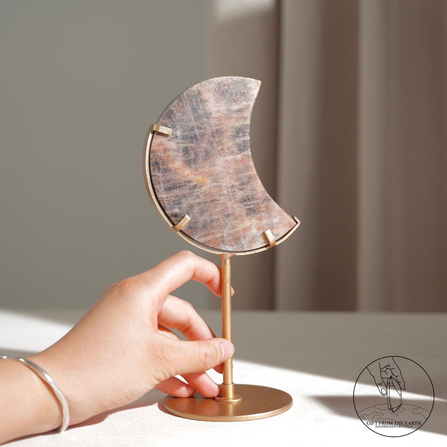 黑月光石金太陽石共生