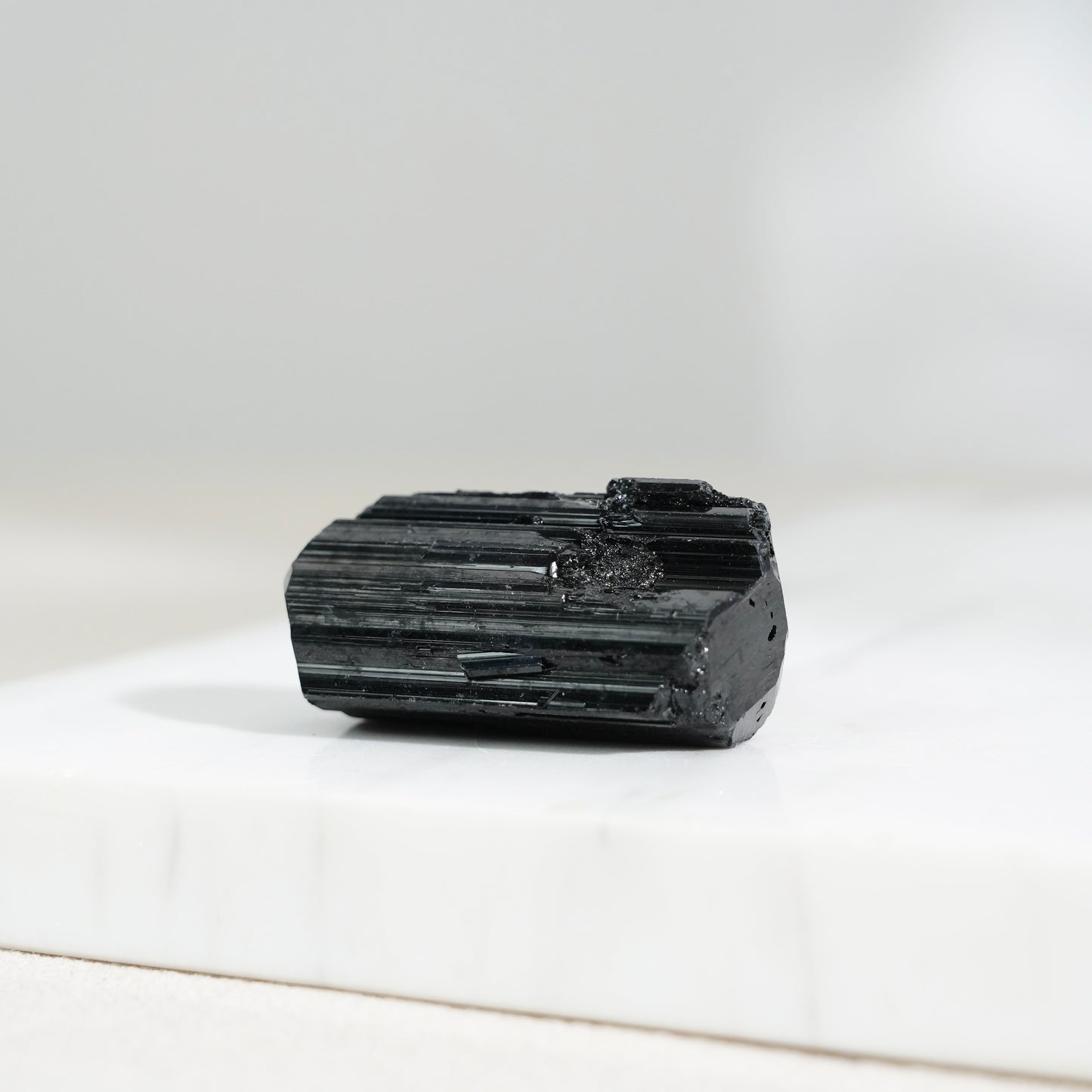 Mozambique lustrous black tourmaline 