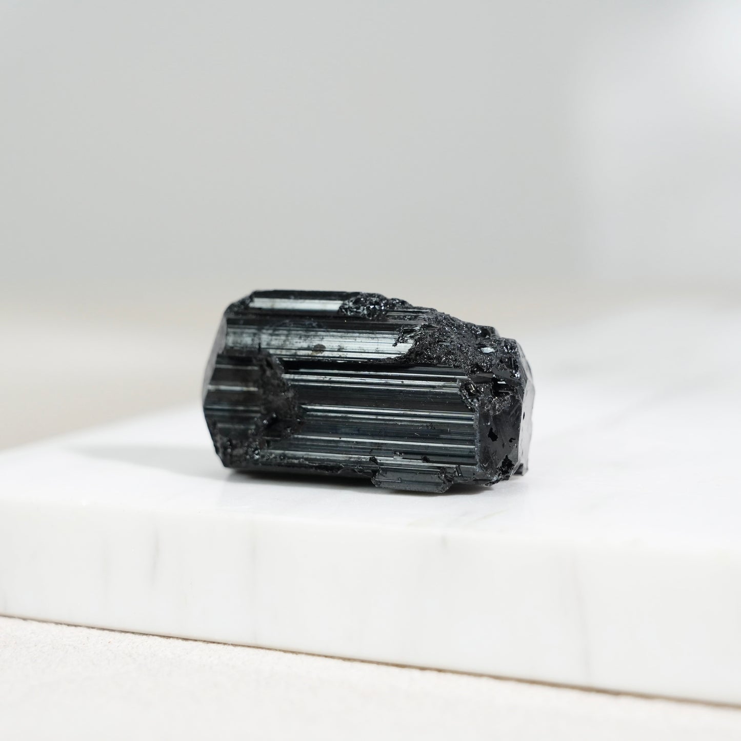 Mozambique lustrous black tourmaline 