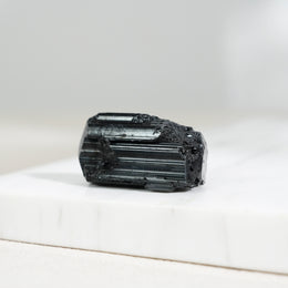 Glossy Black Tourmaline Raw Stone