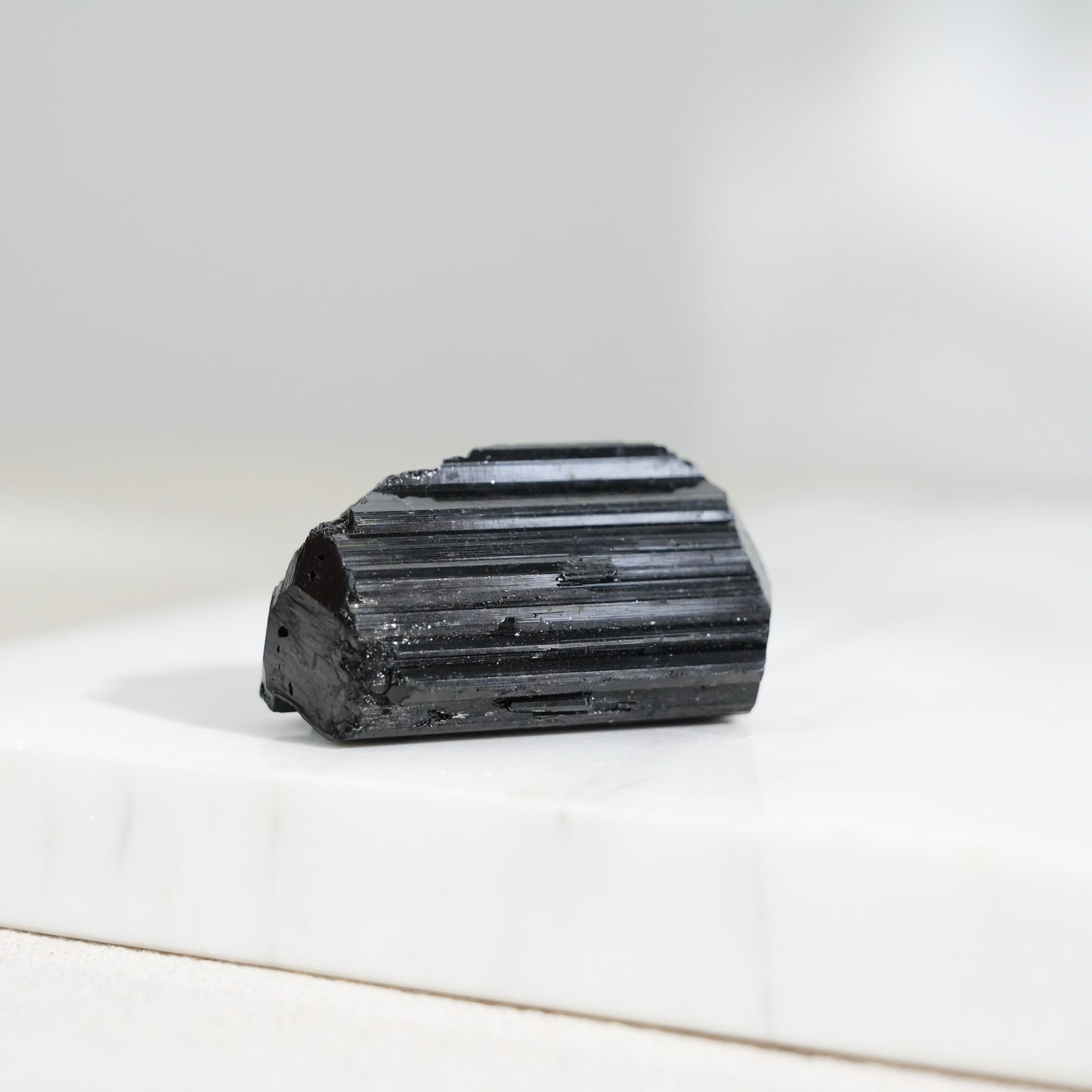 Mozambique lustrous black tourmaline 