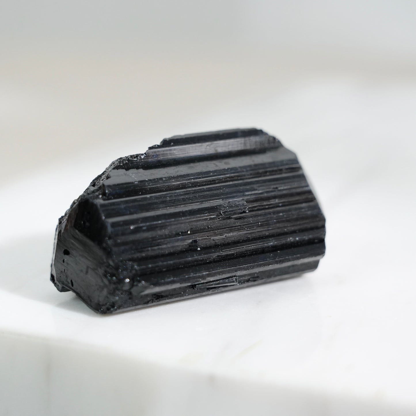 Mozambique lustrous black tourmaline 