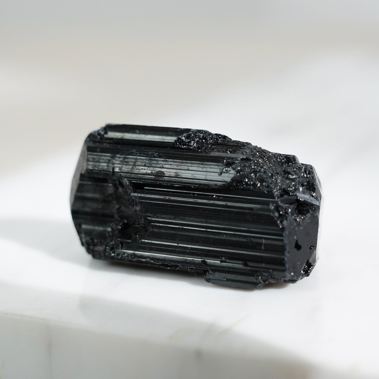 Mozambique lustrous black tourmaline 