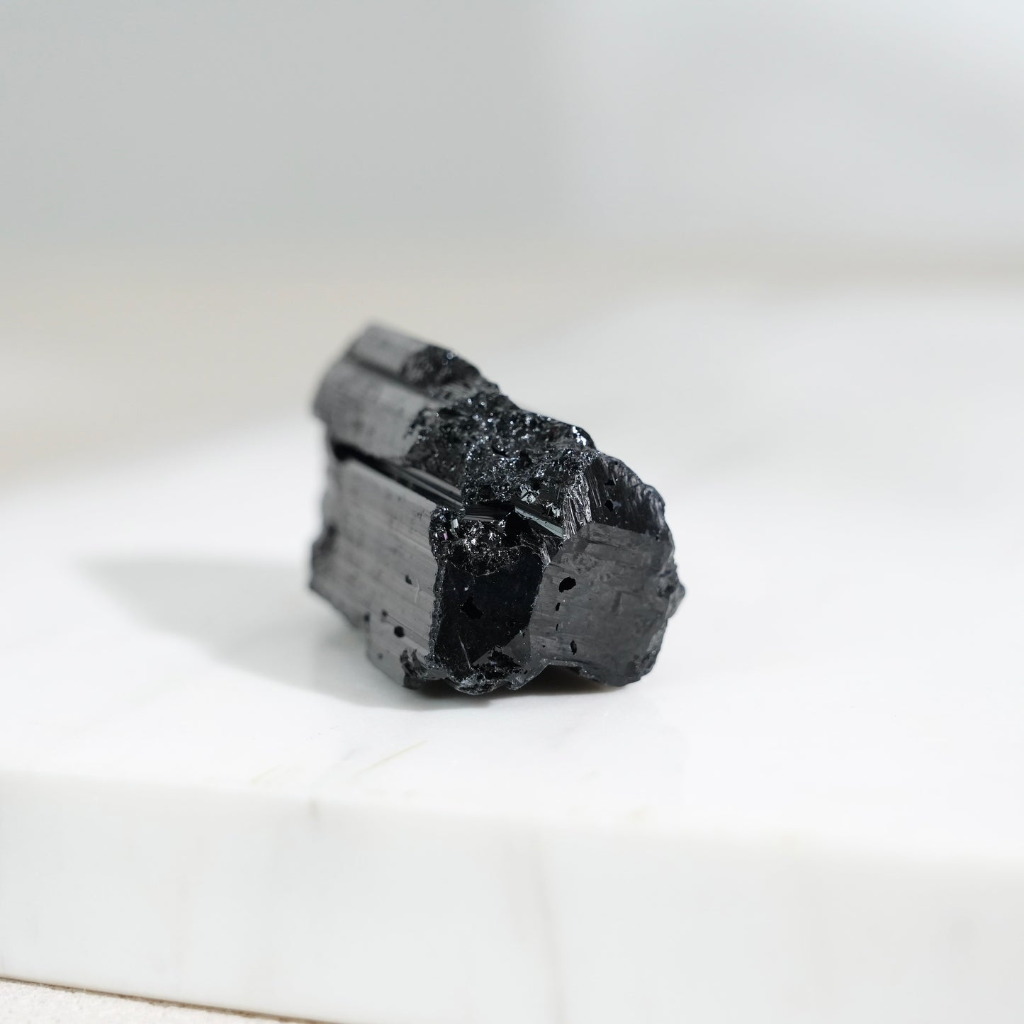 Mozambique lustrous black tourmaline 