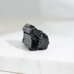 Glossy Black Tourmaline Raw Stone