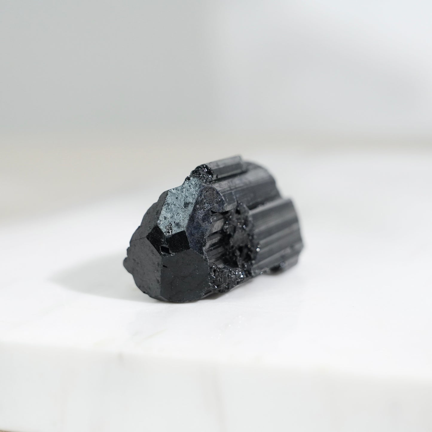 Mozambique lustrous black tourmaline 