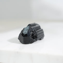 Glossy Black Tourmaline Raw Stone
