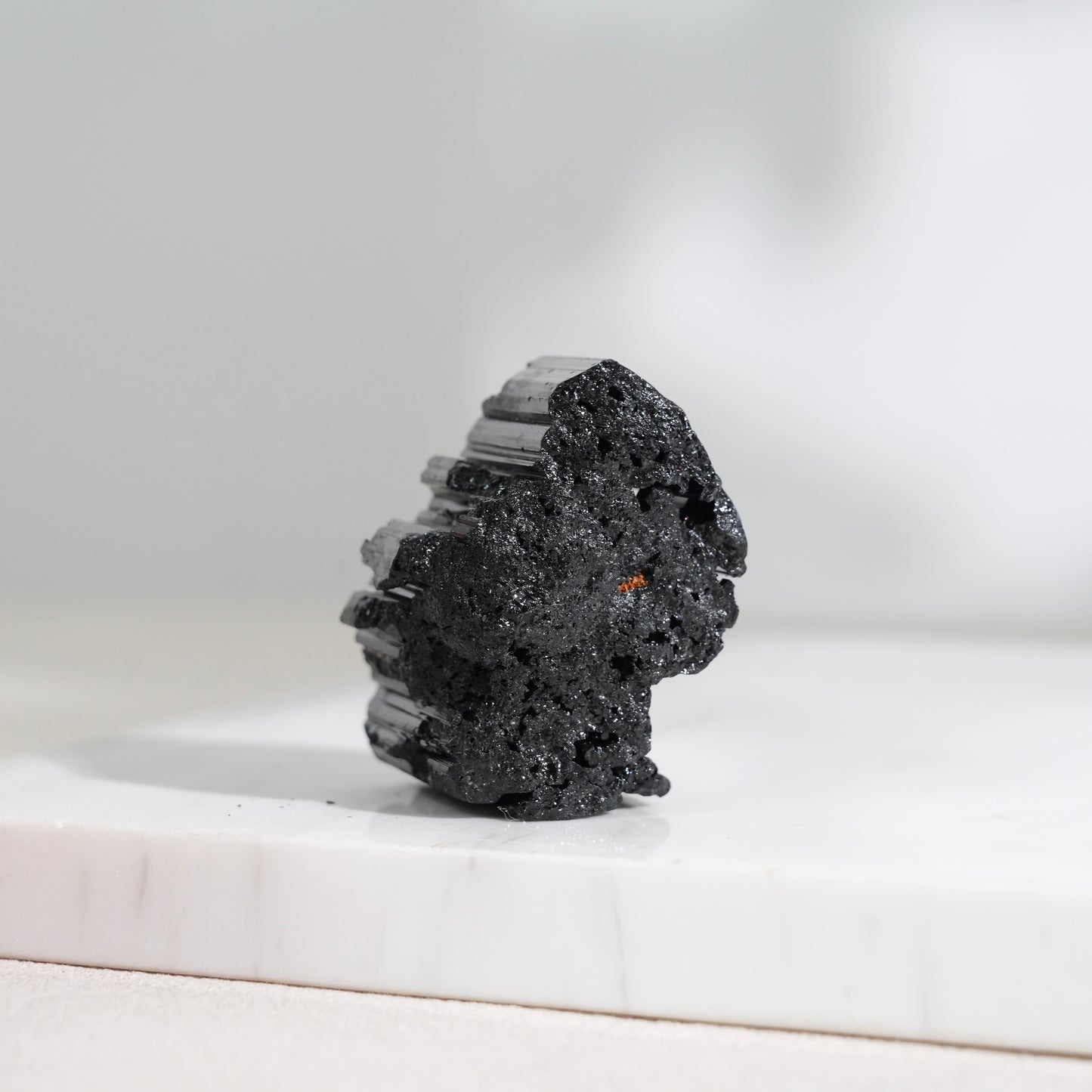 Mozambique lustrous black tourmaline 