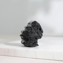 Glossy Black Tourmaline Raw Stone