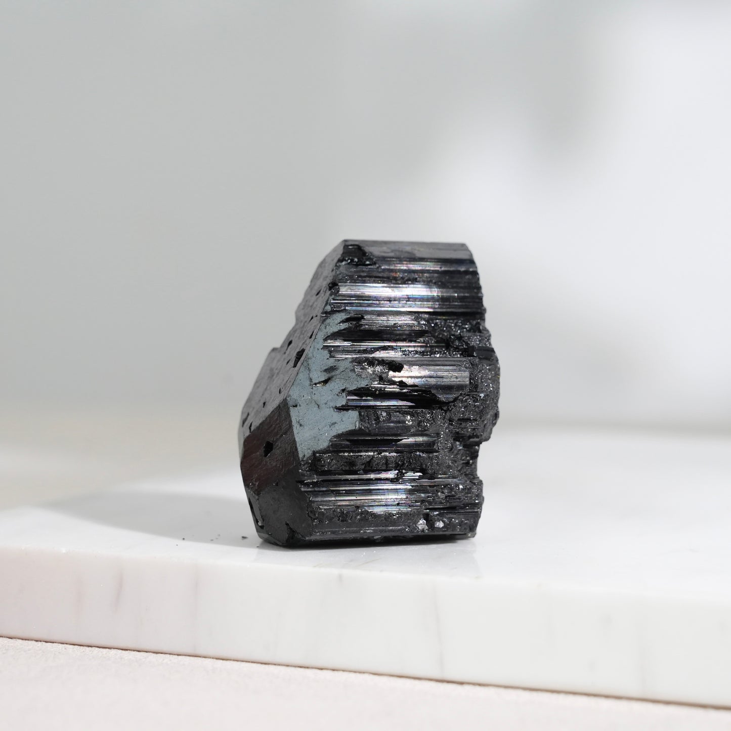 Mozambique lustrous black tourmaline 
