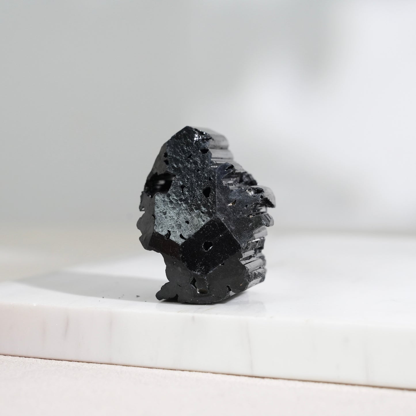 Mozambique lustrous black tourmaline 