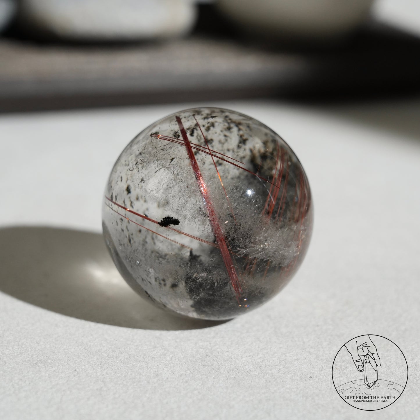 紅髮晶綠幽靈水晶球