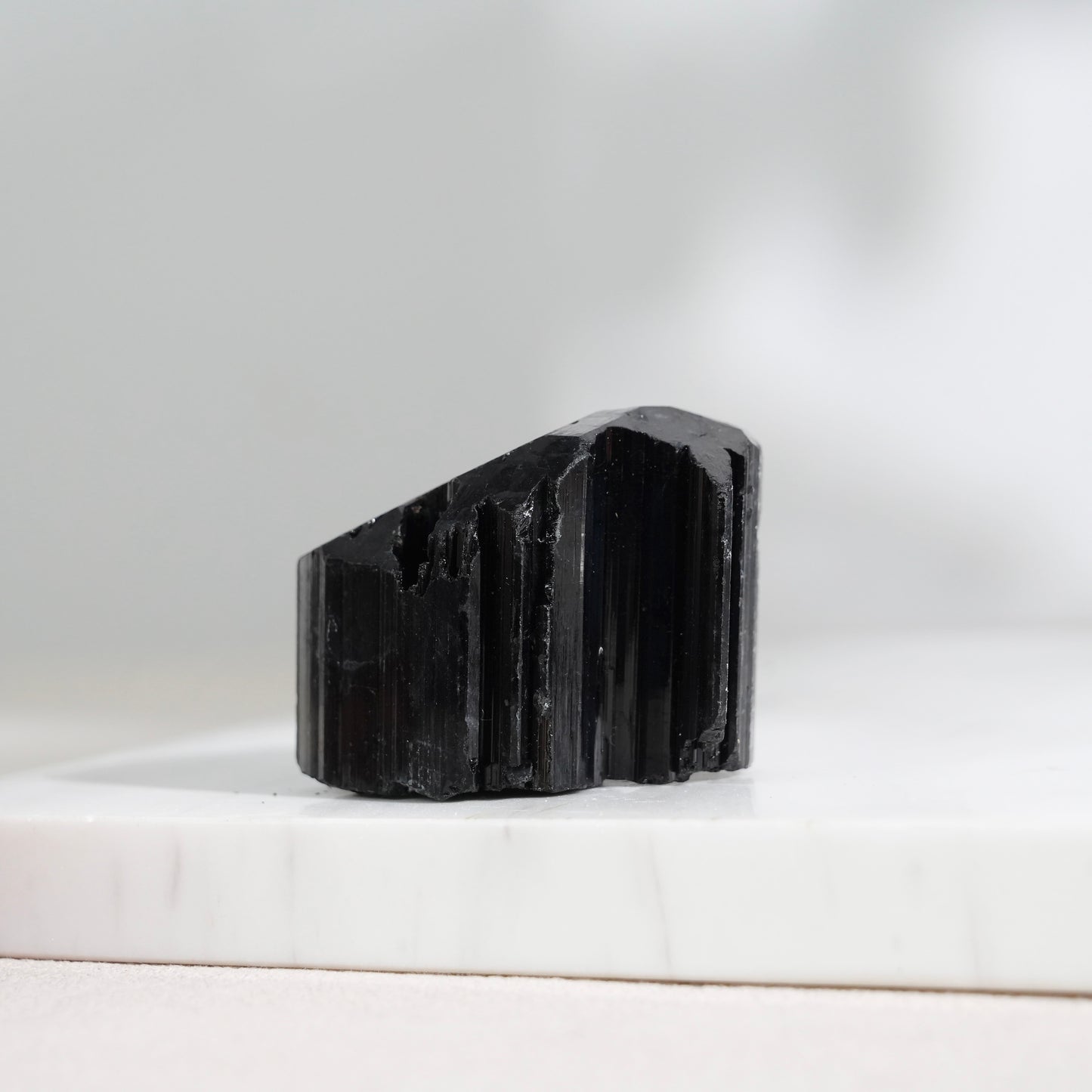 Mozambique lustrous black tourmaline 