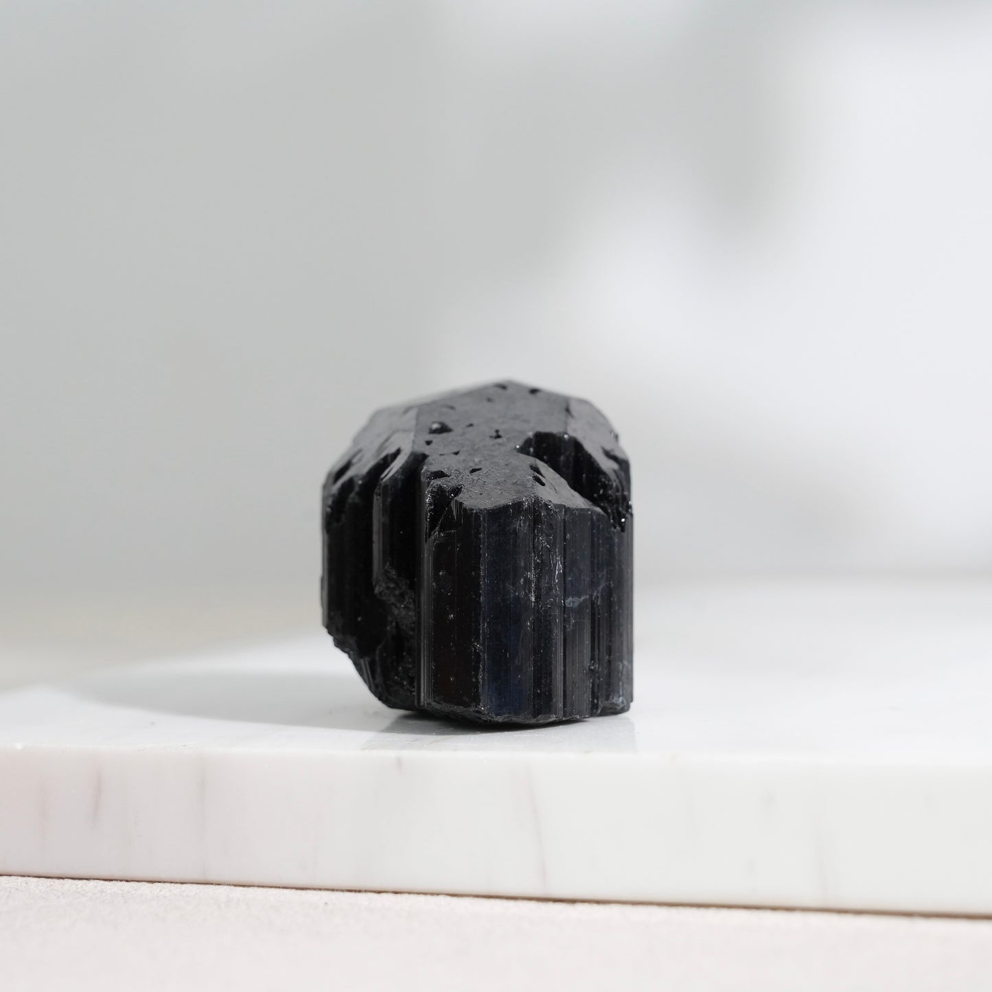 Mozambique lustrous black tourmaline 