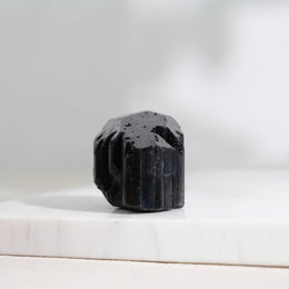 Glossy Black Tourmaline Raw Stone