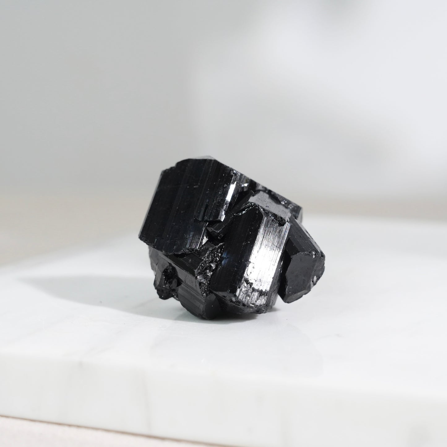 Mozambique lustrous black tourmaline 