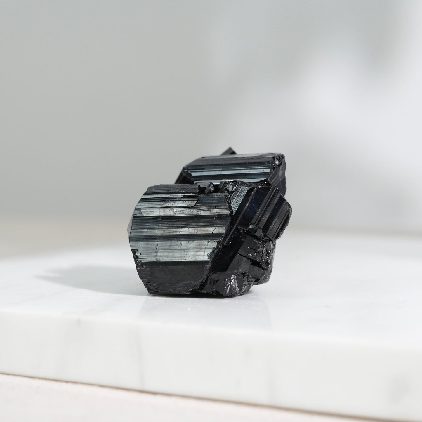 Mozambique lustrous black tourmaline 