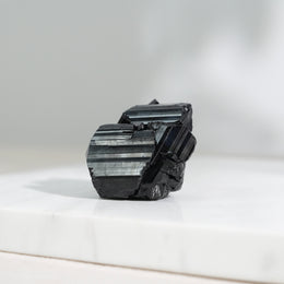 Glossy Black Tourmaline Raw Stone
