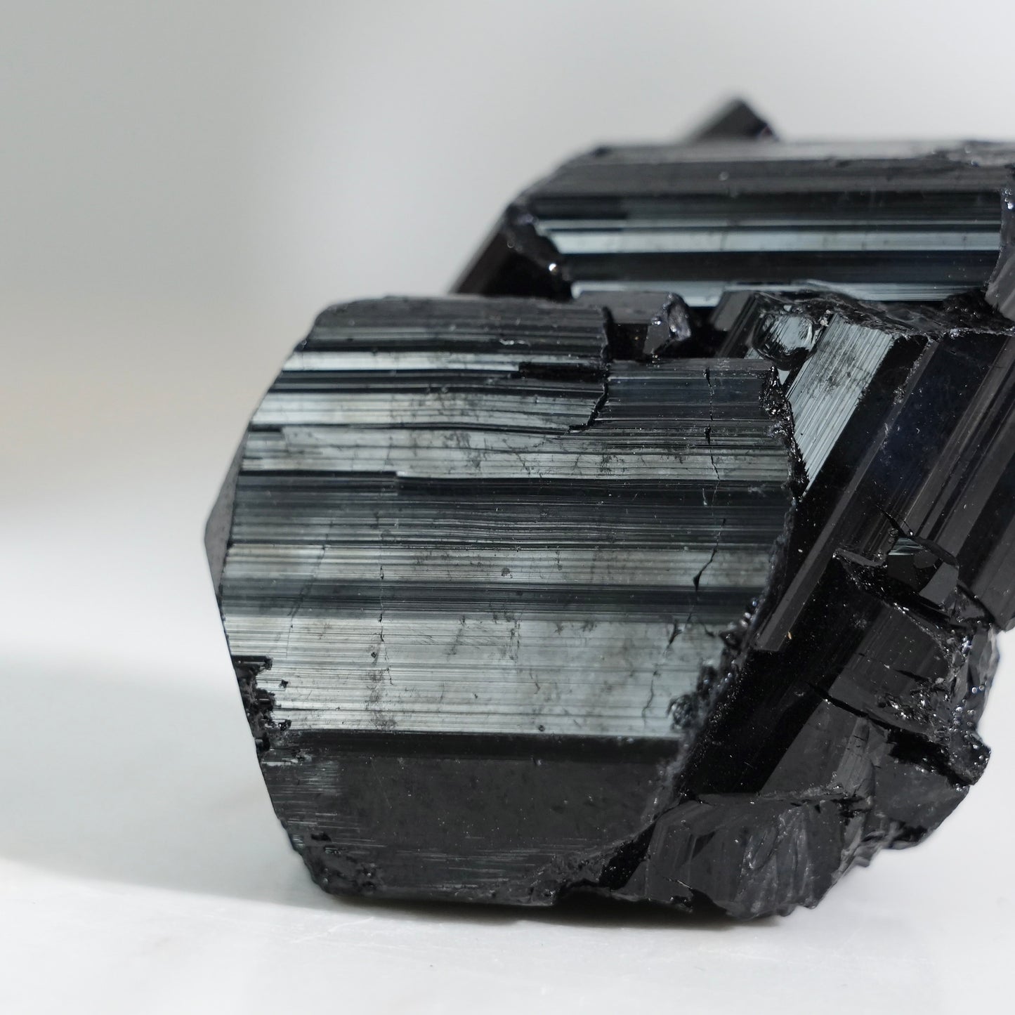Mozambique lustrous black tourmaline 