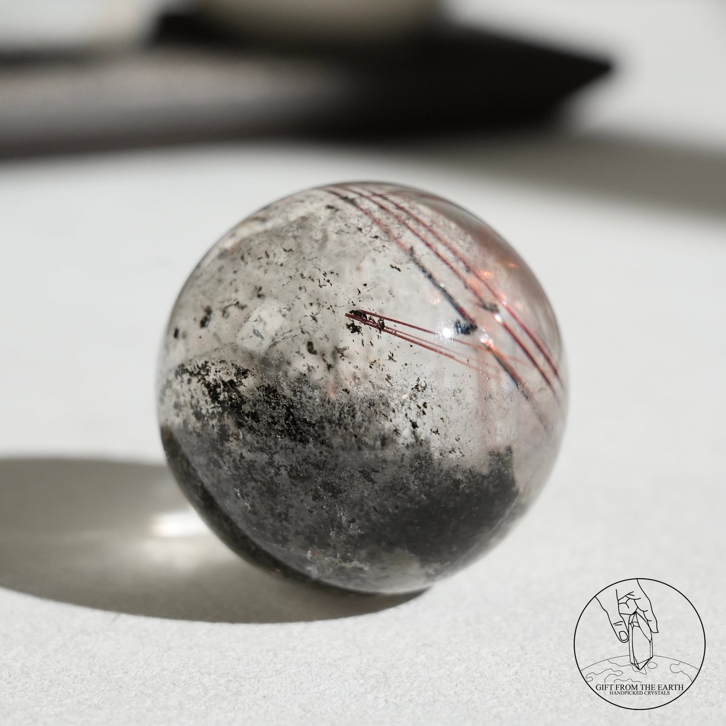 紅髮晶綠幽靈水晶球